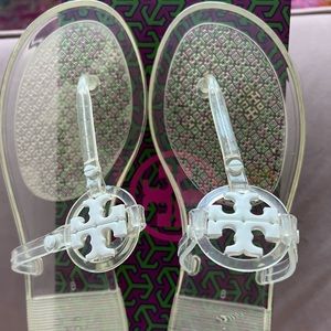 TORY BURCH CLEAR FLIP FLOP